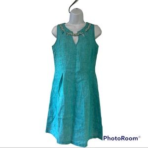 Mario Romano Linen Dress. Size XS Made in Italy